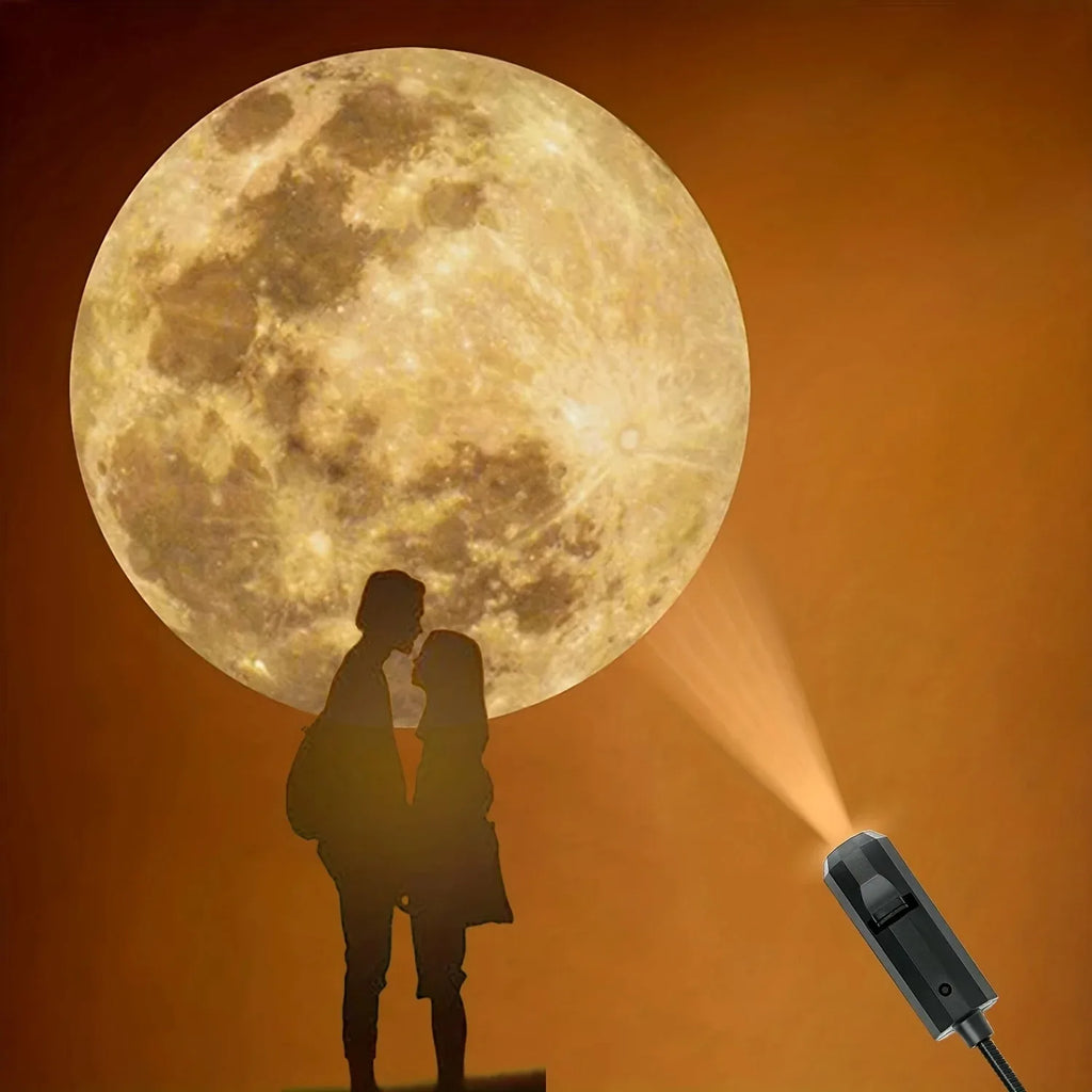 USB Moon and Earth projector night light