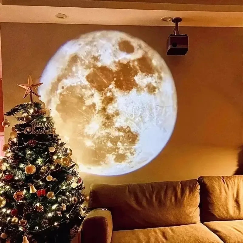 USB Moon and Earth projector night light