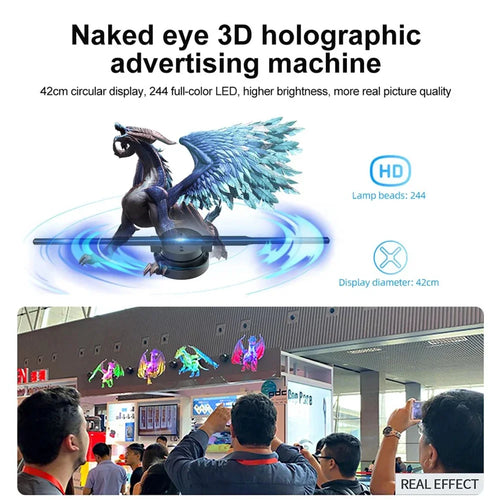 3D hologram fan holographic display