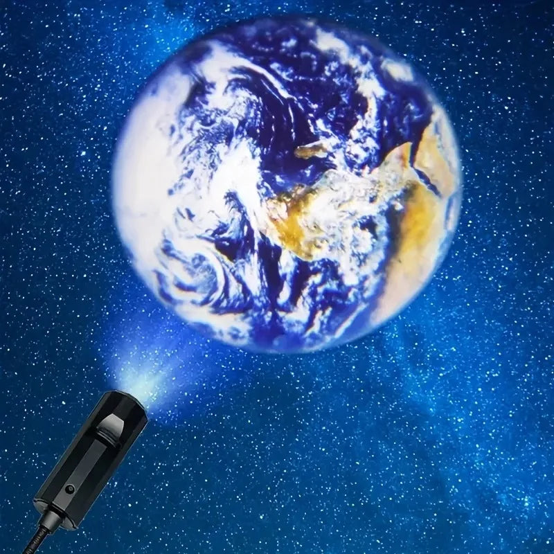 USB Moon and Earth projector night light