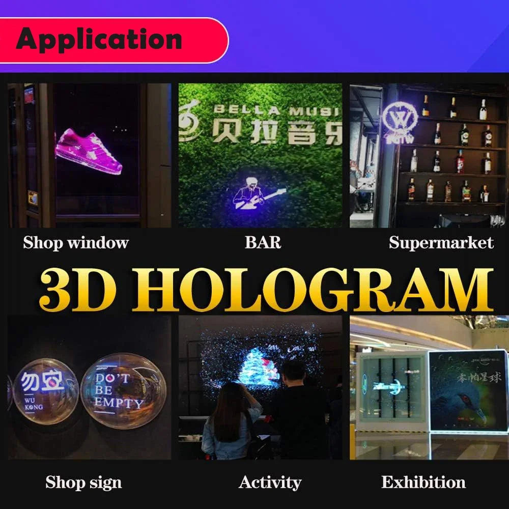 3D hologram fan holographic display