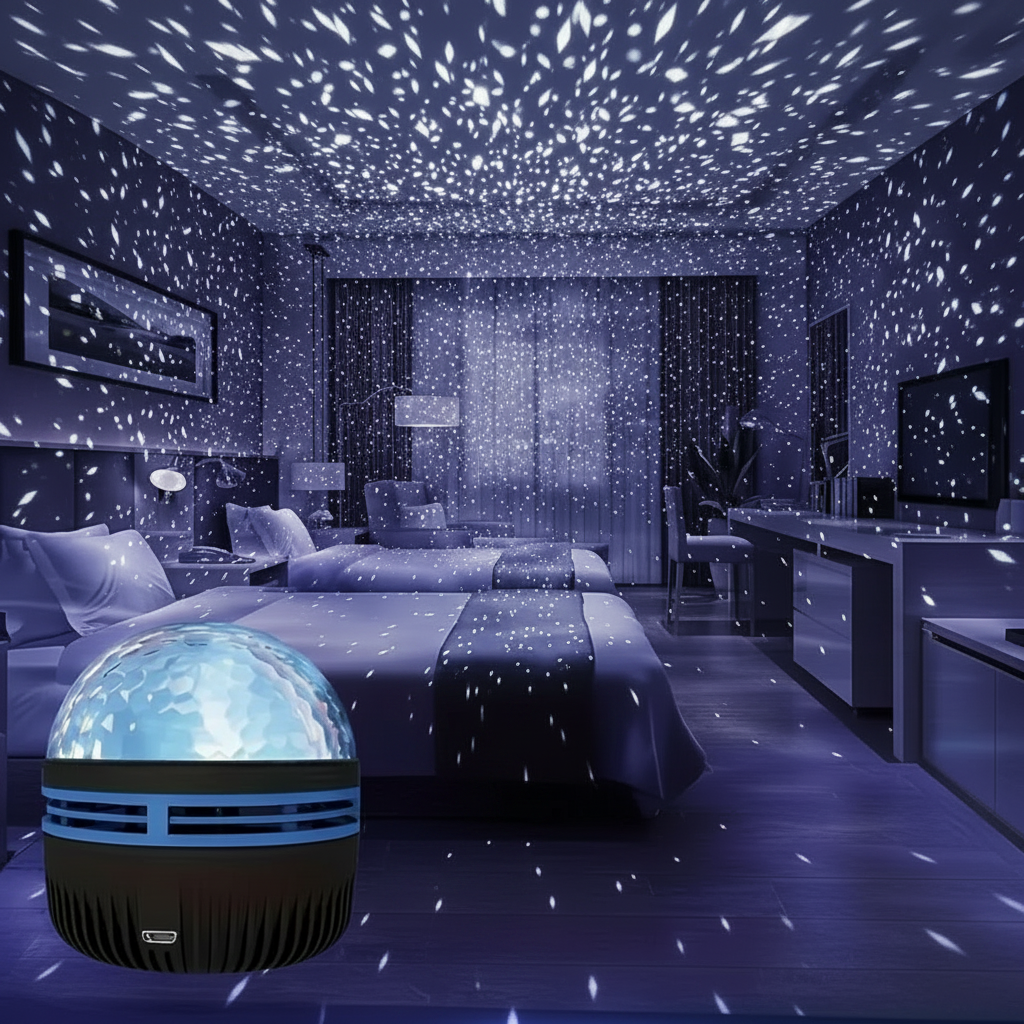 LED star projector – northern lights and galaxy night light