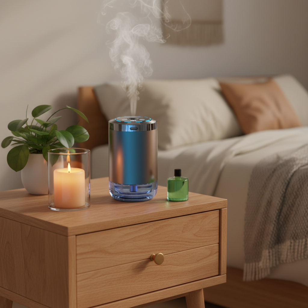 Magnetic USB aroma diffuser and humidifier for car and home