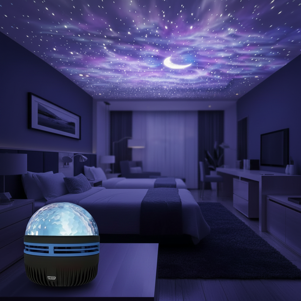 LED star projector – northern lights and galaxy night light