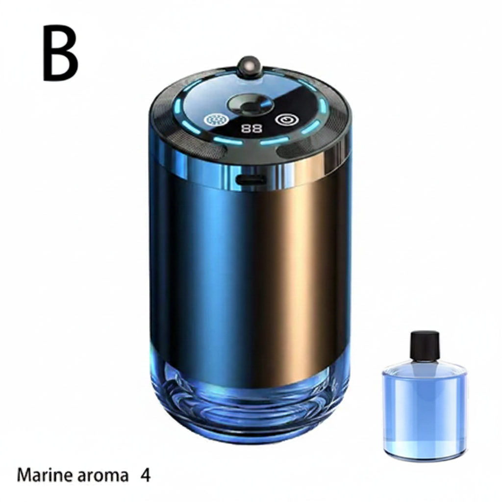 Magnetic aroma diffuser and humidifier for car and home
