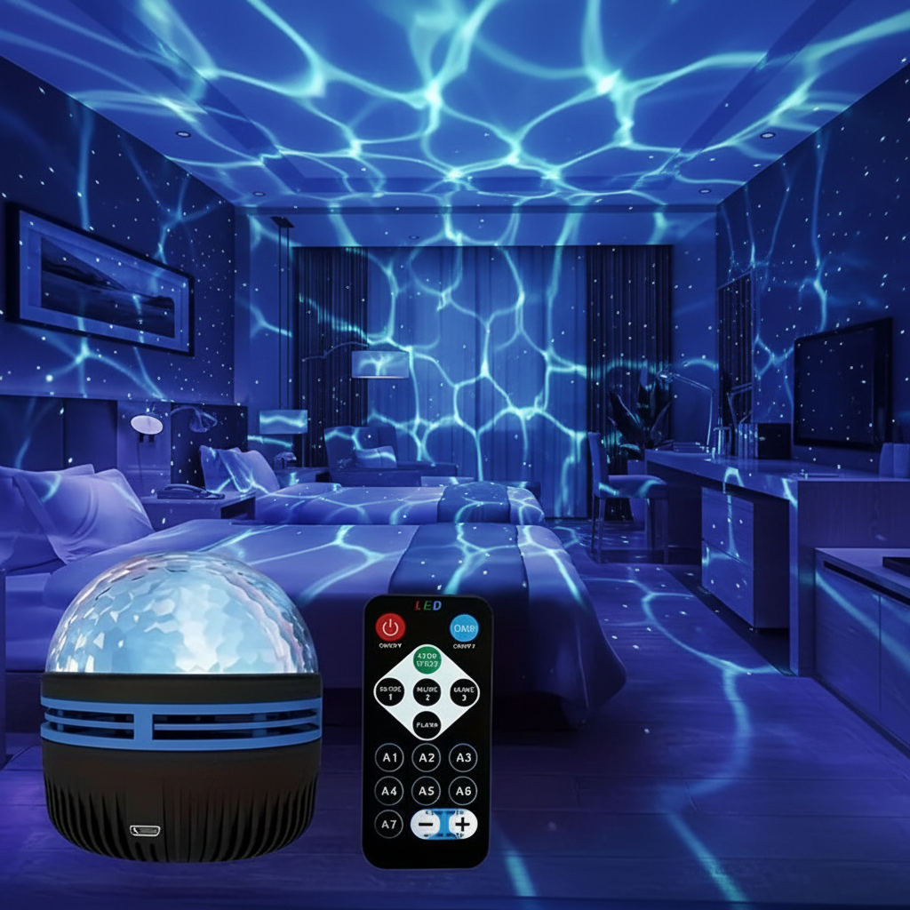 LED star projector – northern lights and galaxy night light